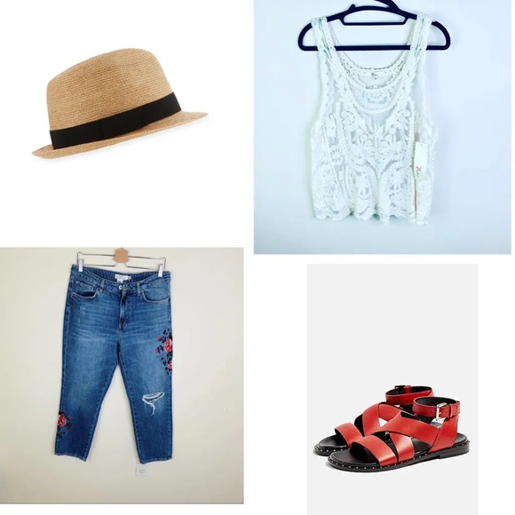 nabee Tops - Nabee Crochet Sleeveless Tank *Spring Trend* (E)